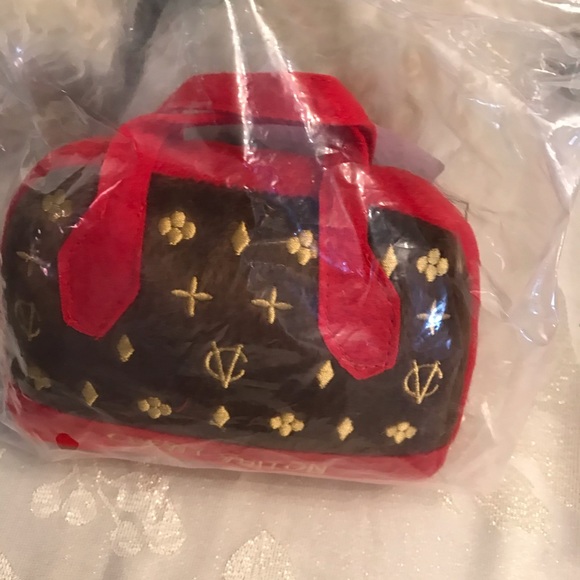 dog diggin designs Dog Chewy Vuitton Dog Toy Purse Poshmark